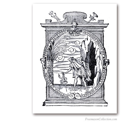 The Architect Allegory. Philibert De l'Orme, 1568. Masonic Art