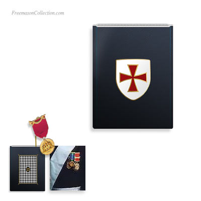 Porta Medallas Masónico Caballero Templario