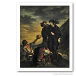 Hamlet and Horatio in the Graveyard. Eugene Delacroix, 1839. Masonería