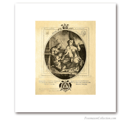 Grand Elected. Lambert de Lintot, 1787. Masonic Art