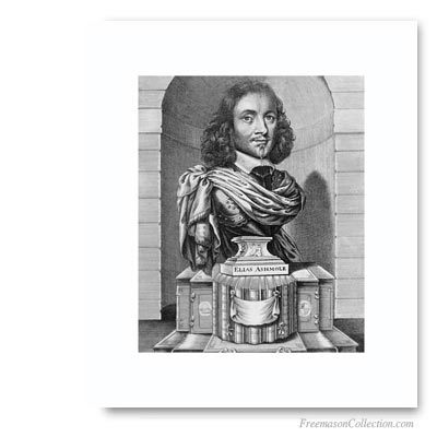 Elias Ashmole, First recorded English Freemason, initiated in 1646 at  Warrington