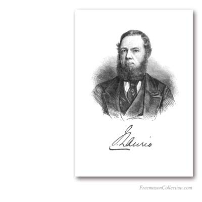 William Alexander Laurie. by Bro. Robert Paterson. (History of The Lodge of Edinburgh No. 1, D. Murray Lyon, 1873). Grand Secretary. Masonic Art