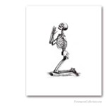The Praying Skeleton, Siglo XIX