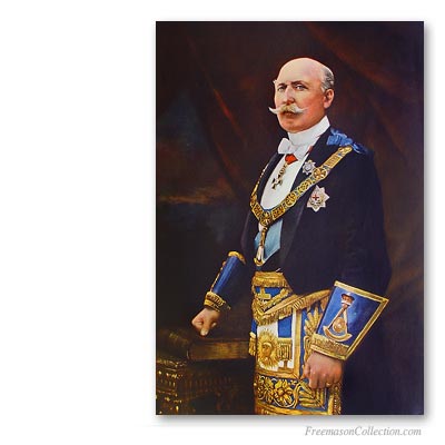 The Duke of Connaught. United Grand Lodge of England. Masonic art