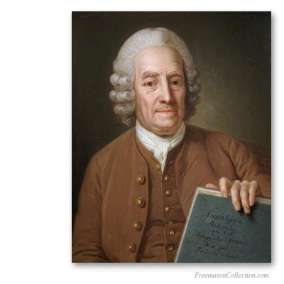 Emanuel Swedenborg. Swedish scientist and mystic,. Masonic art